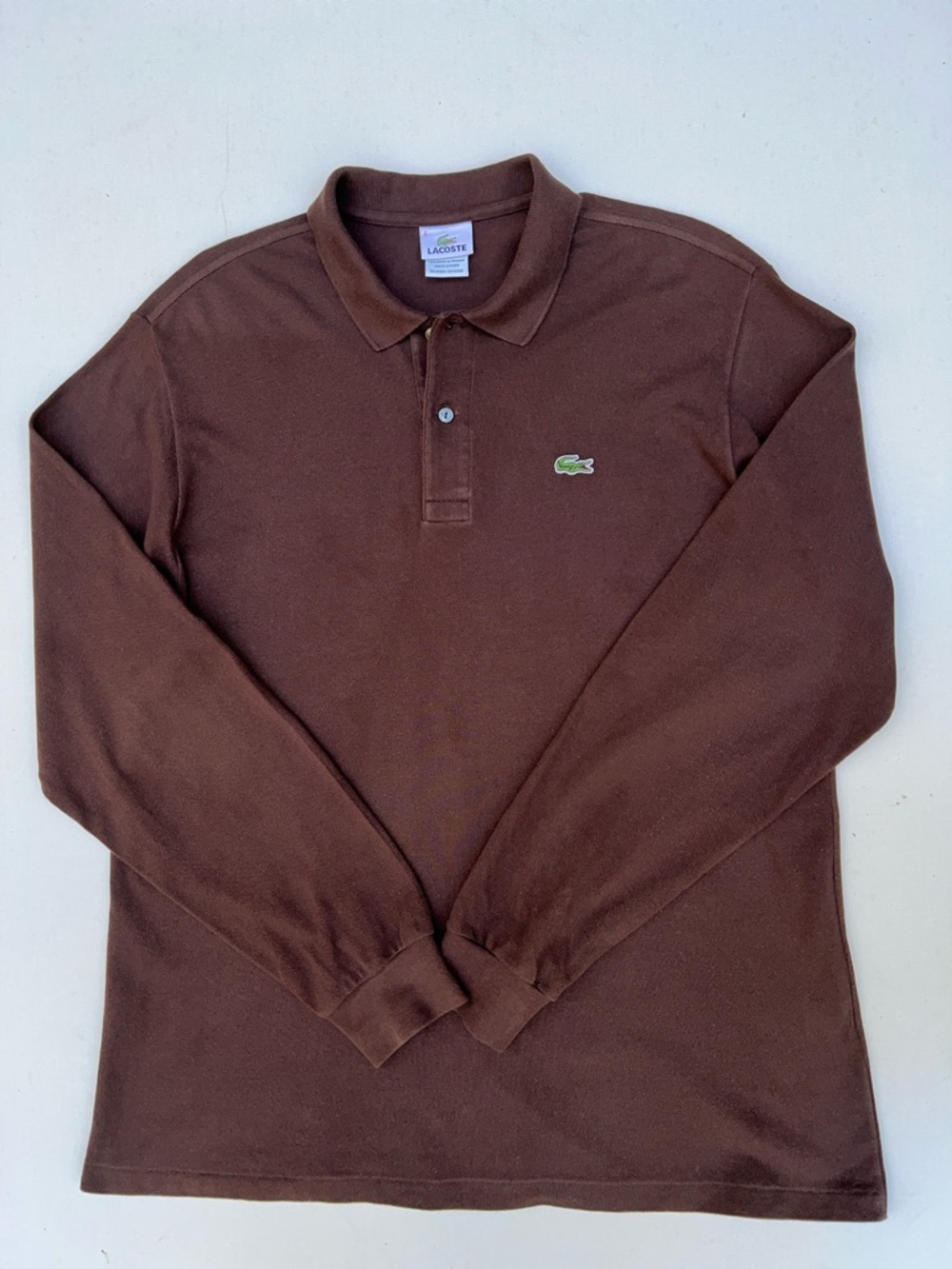 🐻EUC men’s Lacoste l/s polo🐻